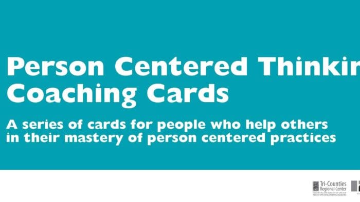 Person-Centered Thinking Coaching cards