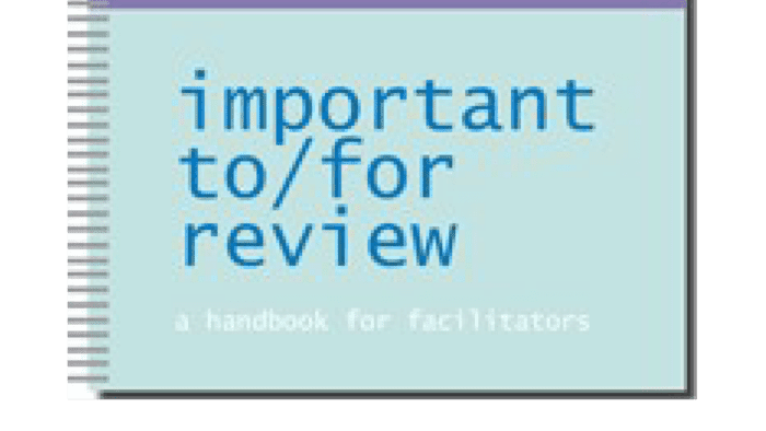 Important to/for Review a handbook for facilitators